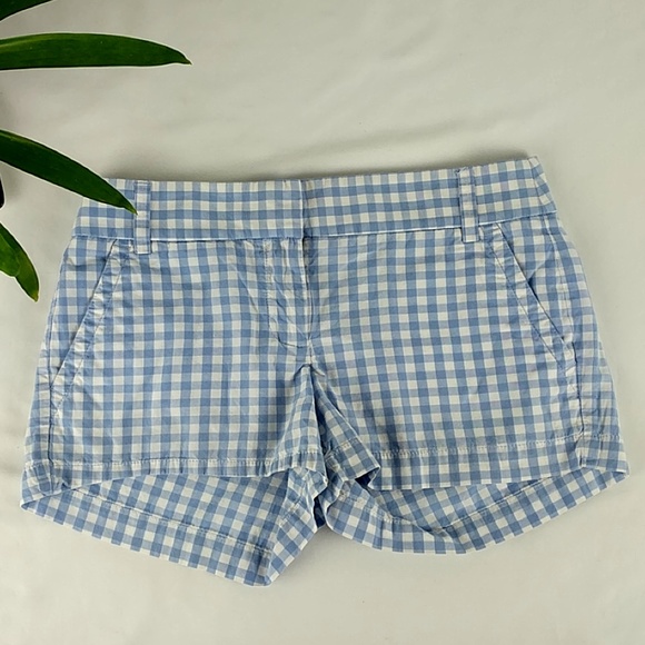 J. Crew Pants - J. Crew Gingham Plaid Shorts 100% Cotton